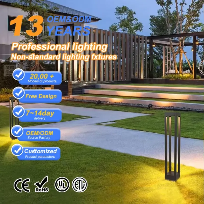 Ac Outdoor Power - COB Chip LED Bollardlamp IP65 Waterdicht