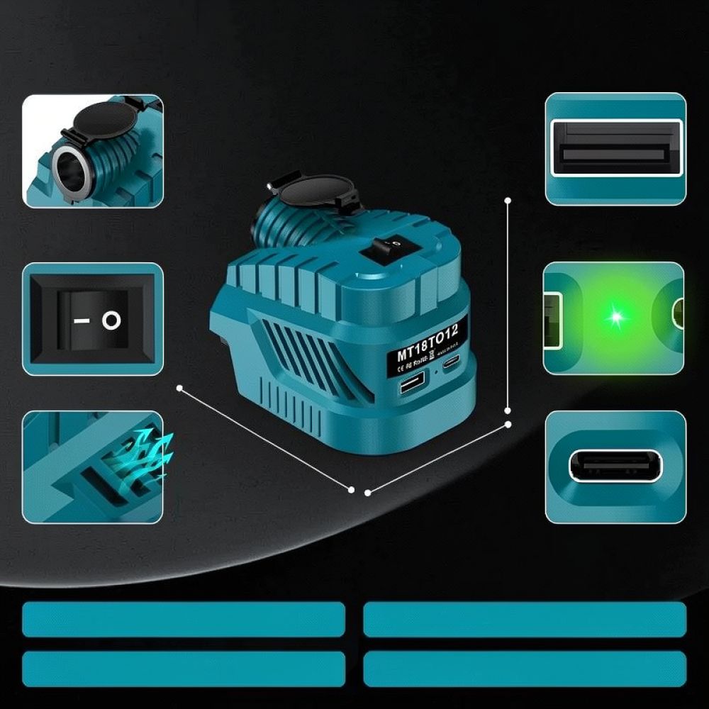 Buitenadapter voor Makita, Dew - Outdoor Power Adapter Usb C recensie en prijs