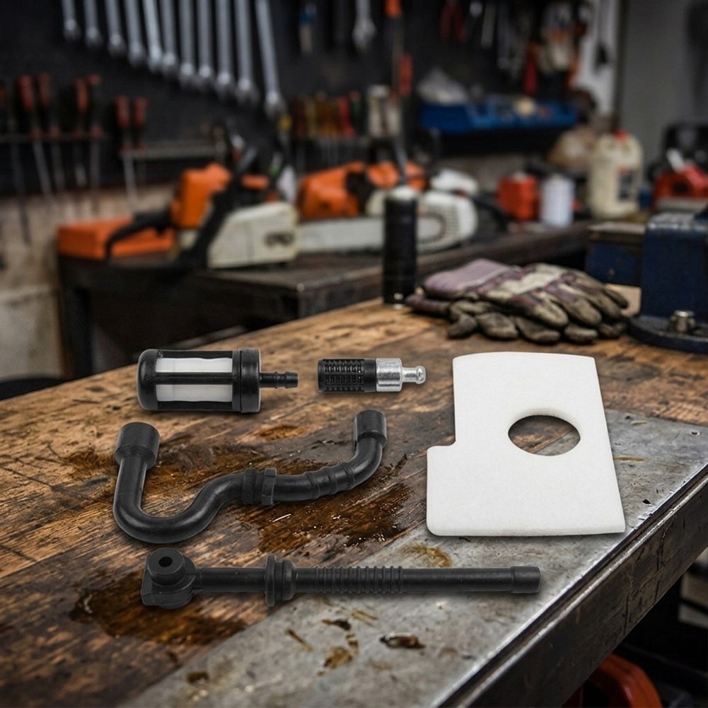 Lucht-, brandstof- en oliefilt - Outdoor Power Tool Kit recensie en prijs