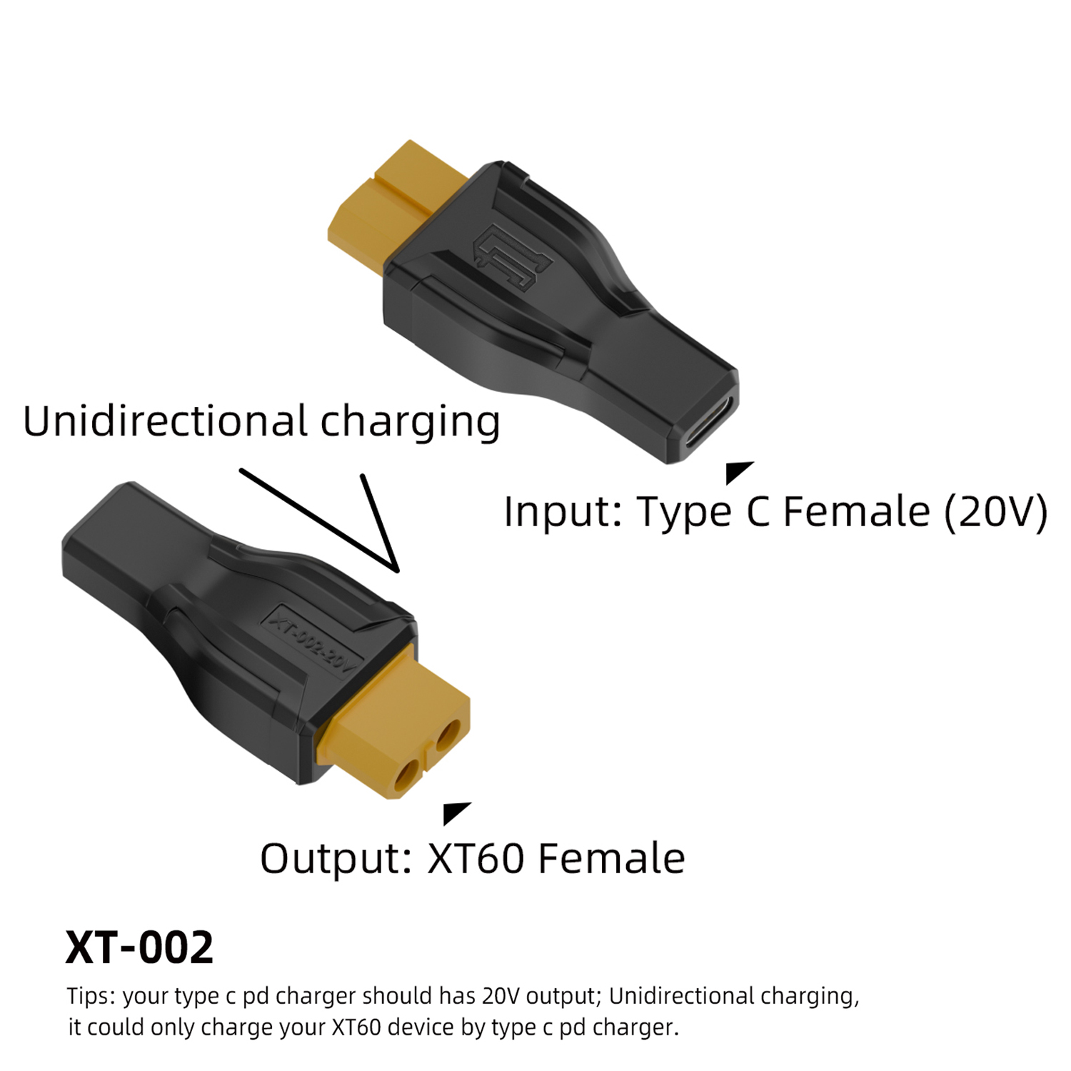 USB C naar XT60 Adapter Conver - Outdoor Power Adapter Usb C recensie en prijs